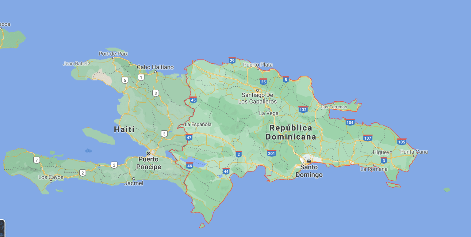 Mapa República Dominicana